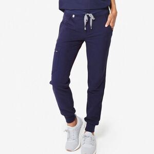 FIGS Zamora Jogger Scrub Pants M/T Medium Tall Purple Plum Medical Nursing EUC